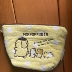 ポムポムプリン タオルポーチ