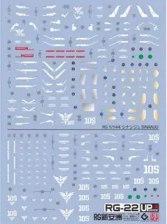 RG 1/144シナンジュ用水転写式デカール