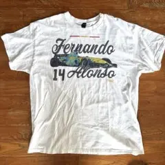フェルナンド・アロンソ　Fernando Alonso Tシャツ F1 XL