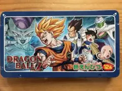 希少 ドラゴンボールZ 色えんぴつ 12色 缶ケース 廃盤 孫悟空 フリーザ