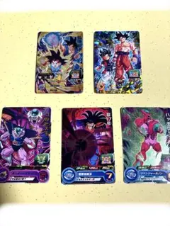 ドラゴンボールヒーローズカード　5枚セット　キズ　スレ有り