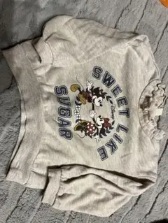 ミッキー ミニー フリル付き トレーナー 90cm