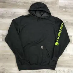 o*4様 古着 Carhartt カーハート ロゴ パーカー L スウェット グ
