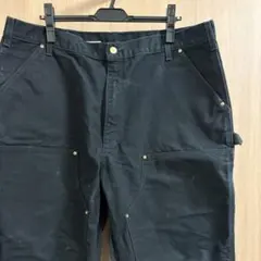 Carhartt ダブルニー B01 BLK USA製 実寸38x30
