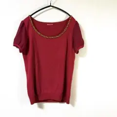 ビジュー ニット