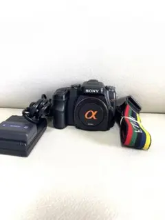 SONY α100 DSLR-A100 美品 動作品 純正バッテリー充電器付