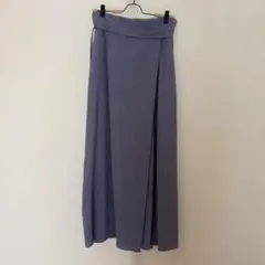 BEAUTY&YOUTH ロングスカート フレア ブルー M