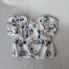 petit main 90cm 花柄トップス