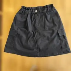 GLOBAL WORK　女の子150 黒　ミニスカート　インナーパンツ付き
