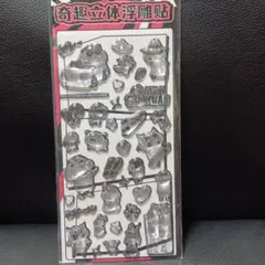 ボンボンドロップシール風クレヨンしんちゃんシロクロシール