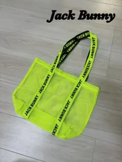JB ジャックバニー　メッシュ　トートバッグ　イエロー　カートバッグのサムネイル