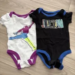 JORDANロンパース2点セット 0-6M