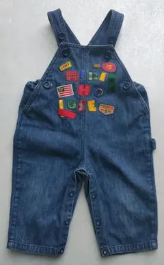 ミキハウス デニムロンパース 80cm