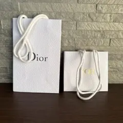 Dior ショッパー　2つ
