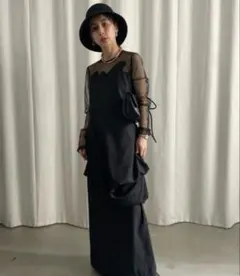 ニコアンド［Make Stuff '26］みきてぃシアービスチェブラウスサロペ