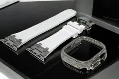 vsr★AppleWatchバンド ラバーベルトカバー アップルウォッチケース