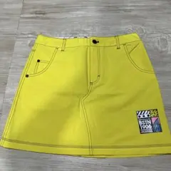 美品　ニューバランスゴルフ　イエロースカート　ミニ