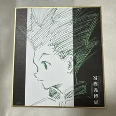 冨樫義博展 HUNTER×HUNTER ミニ色紙 ゴン