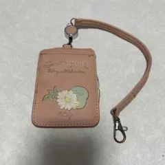 すみっコぐらしリール付きパスケース　とかげ