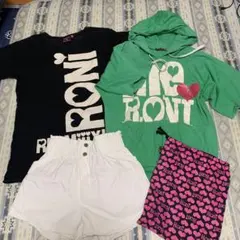 RONIパーカー、Tシャツセットアップ オマケ巾着付き