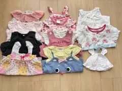 ベビー服 ロンパース 女の子 まとめ売り 11点 70 cm