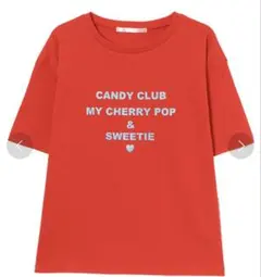 candy stripper thingth Tシャツ　レッドのサムネイル