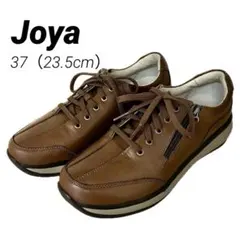 人気モデル【ジョヤ】joyaコンフォートスニーカー 極美品】Joya ジョヤ 本革 厚底 サイドジップ コンフォートシューズ