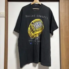 90S OLD USA製 NFL チャンピオン リング プリント Tシャツのサムネイル