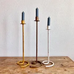 金属製キャンドルホルダー 3色セット