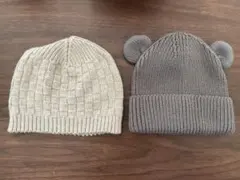 シーイン　SHEIN H&M ニット帽　ベビー　クマさん