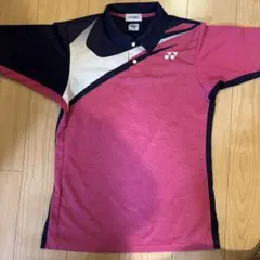 YONEX VersiCool ポロシャツ Mサイズ ピンク/ネイビー
