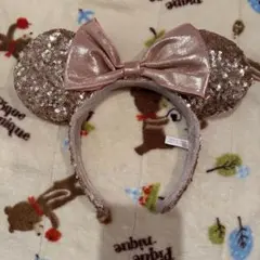 ミニーマウス耳カチューシャ スパンコール