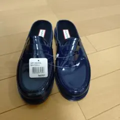 HUNTER ハンター バックレス グロス ペニーローファー 23cm