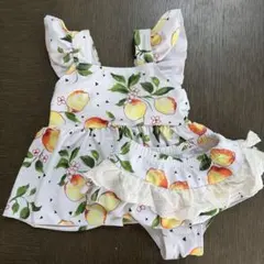 レモン柄 セパレート水着 110cm