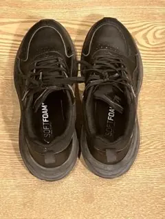 PUMA 24.5cm ブラック スニーカー