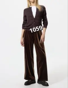 UNIQLO ソフトベロアイージーパンツ　M