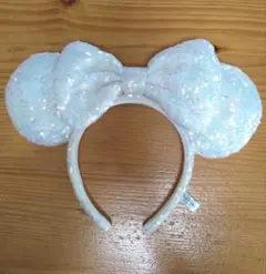 ＴＤＳ スパンコールカチューシャ白