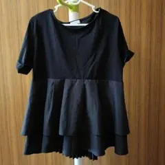 Tシャツ　ブラック　アースミュージックエコロジー　フリーサイズ