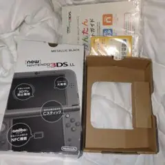 【空箱のみ】new Nintendo 3DS LL メタリックブラック 本体なし