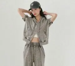 Heather ジップアップパーカー 半袖のサムネイル