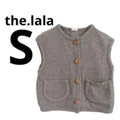❤️美品❤️the.lala 【S】ベビーベスト グレー 韓国服