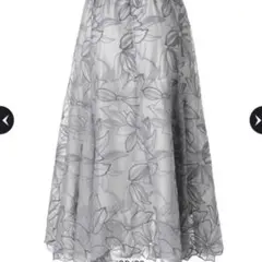 エアリー刺繍ロングスカート　アプワイザーリッシェ