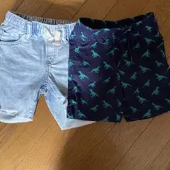 GAP 恐竜柄 半ズボン 3T デニムショートパンツ４T