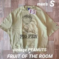 新品　レア　 PIG PEN スウェット　SNOOPY　peanuts　　五分丈