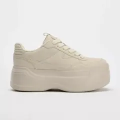 ZARA プラットフォームスニーカー 厚底スニーカー