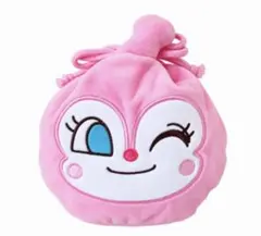 アンパンミュージアム　ふわふわ巾着　ドキンちゃん