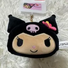 日焼け クロミ フェイスマスコットチャーム ぬいぐるみ キーホルダー しまむら