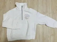 UNIQLO シナモロール スウェット ハーフジップシャツ 110cm