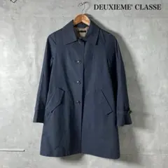 DEUXIEME CLASSE ステンカラーコート 裏地チェック R45のサムネイル