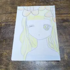 障害者アート　手描きイラスト　アナログイラスト
